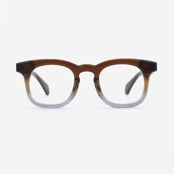 Round Thick Acetate Unisex Optical Frames 24A3069