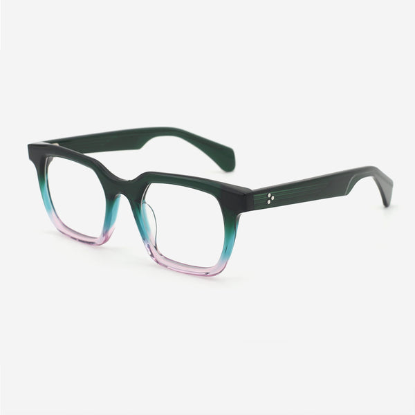 Classic Square Acetate Men's Optical Frames 24A3070