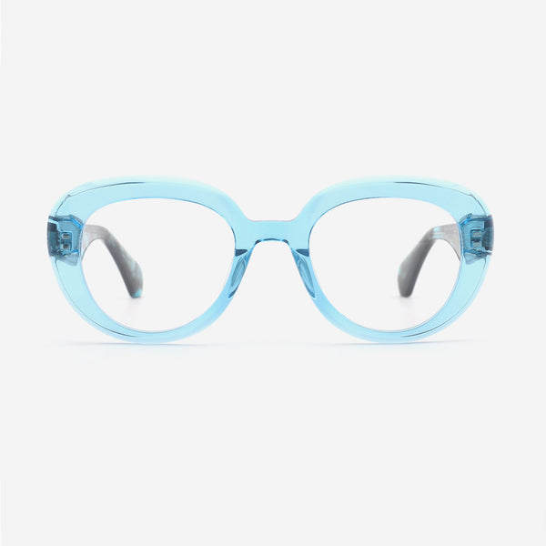 Elegant Oval Acetate Female Optical Frames 24A3087