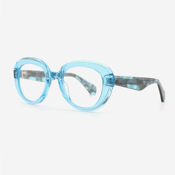 Elegant Oval Acetate Female Optical Frames 24A3087