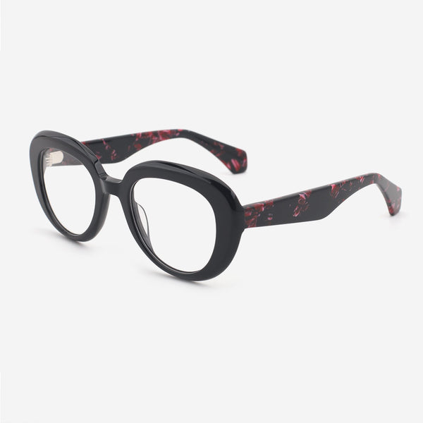 Elegant Oval Acetate Female Optical Frames 24A3087