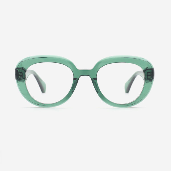 Elegant Oval Acetate Female Optical Frames 24A3087