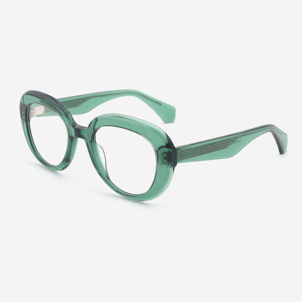 Elegant Oval Acetate Female Optical Frames 24A3087