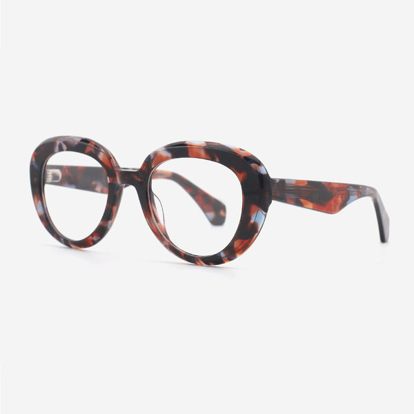 Elegant Oval Acetate Female Optical Frames 24A3087