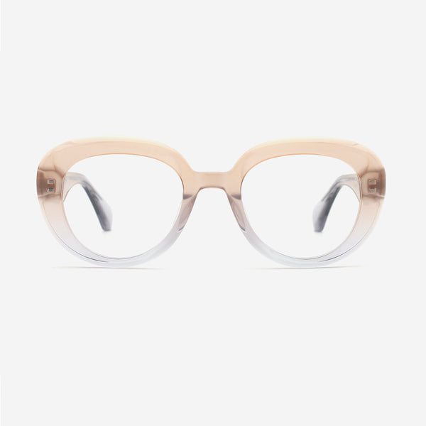 Elegant Oval Acetate Female Optical Frames 24A3087