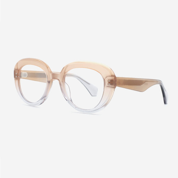 Elegant Oval Acetate Female Optical Frames 24A3087