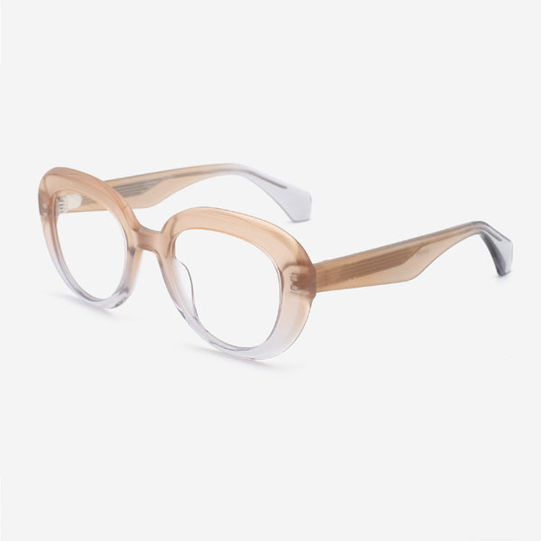 Elegant Oval Acetate Female Optical Frames 24A3087