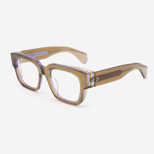 Square Acetate Unisex Optical Frames 24A3089