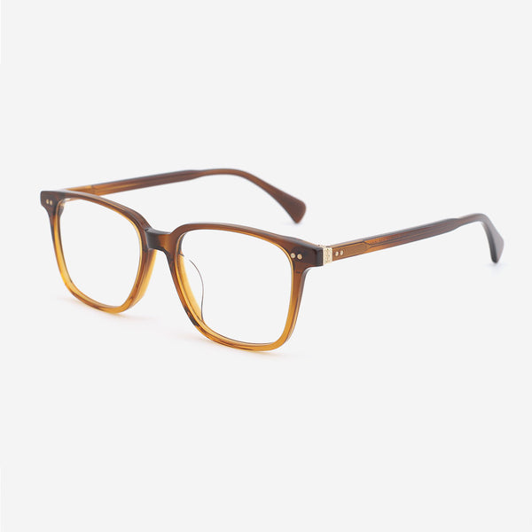 Classic Square Acetate Men's Optical Frames 24A3091