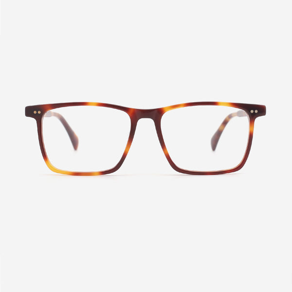 Classic Rectangular Acetate Men's Optical Frames 24A3092