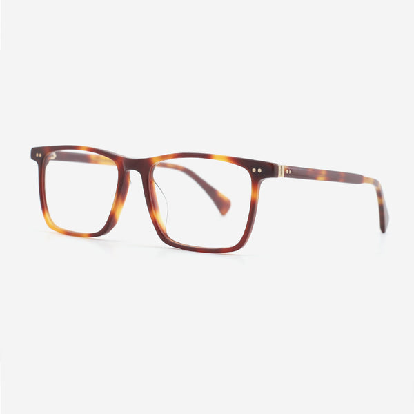 Classic Rectangular Acetate Men's Optical Frames 24A3092