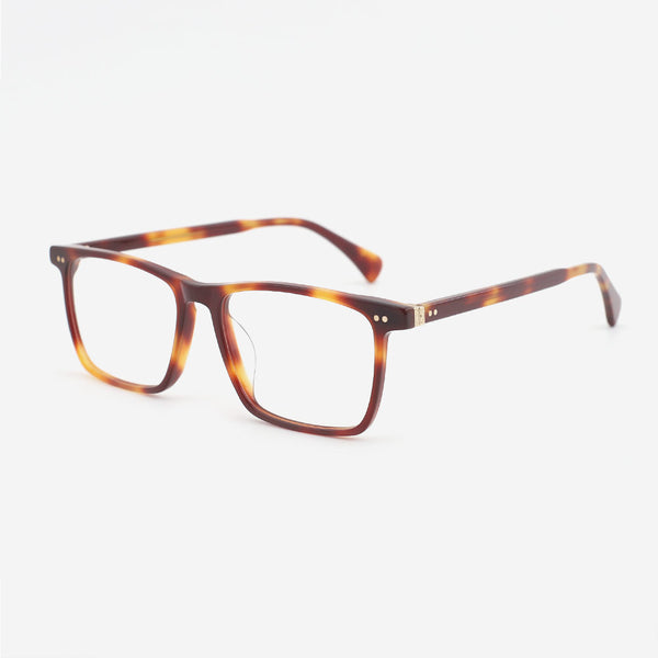 Classic Rectangular Acetate Men's Optical Frames 24A3092