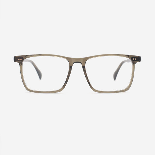 Classic Rectangular Acetate Men's Optical Frames 24A3092