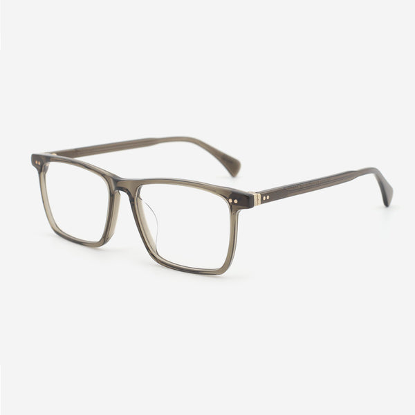 Classic Rectangular Acetate Men's Optical Frames 24A3092