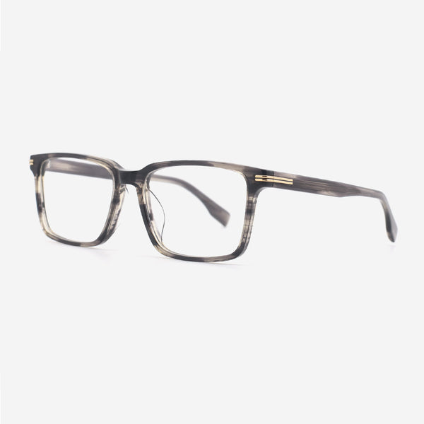 Thic Square Acetate Men's Optical Frames 24A3095