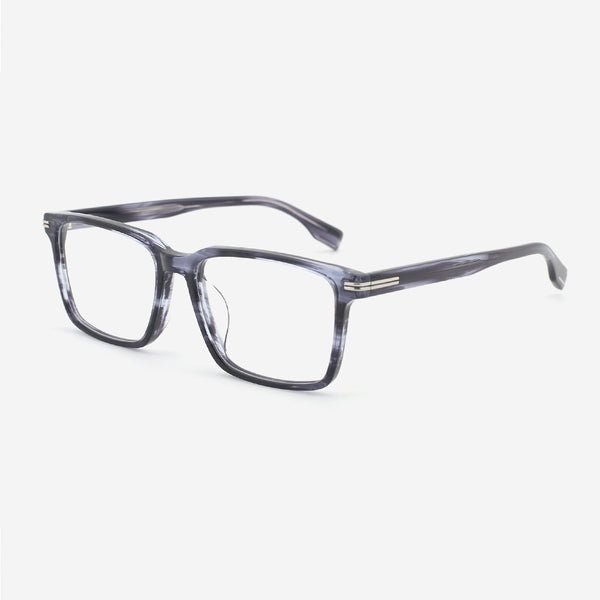 Thic Square Acetate Men's Optical Frames 24A3095