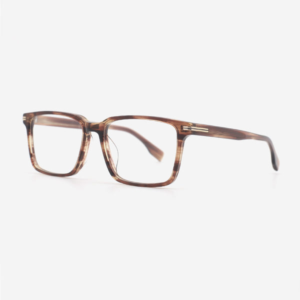 Thic Square Acetate Men's Optical Frames 24A3095