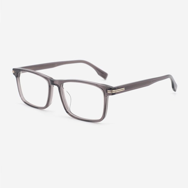 Thic Rectangle Acetate Men's Optical Frames 24A3096