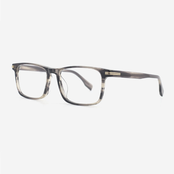 Thic Rectangle Acetate Men's Optical Frames 24A3096