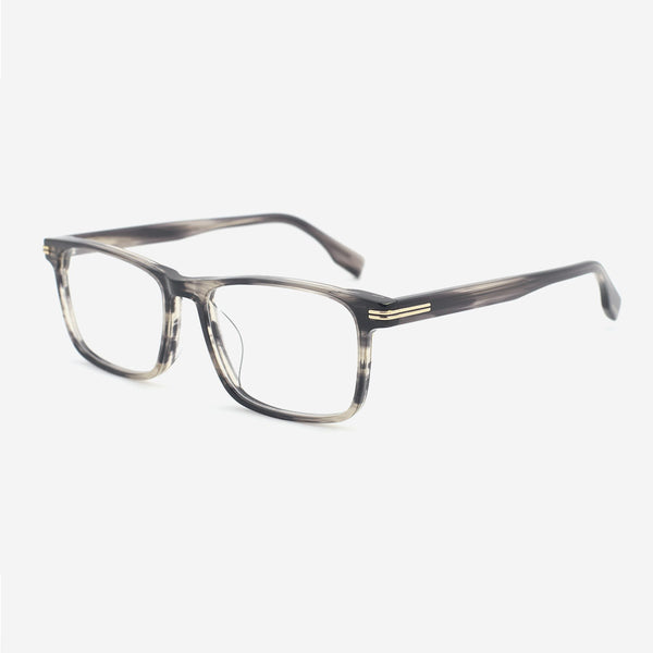 Thic Rectangle Acetate Men's Optical Frames 24A3096