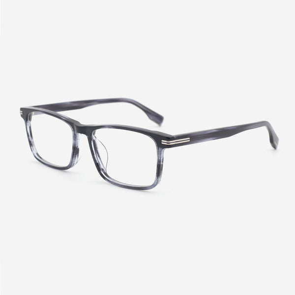 Thic Rectangle Acetate Men's Optical Frames 24A3096