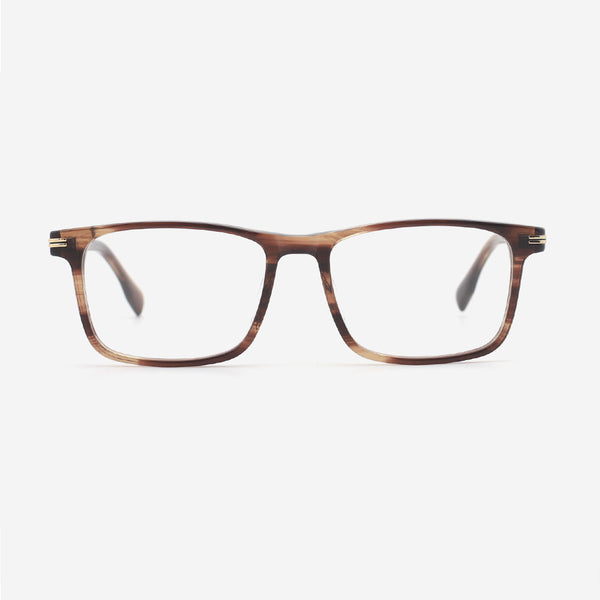 Thic Rectangle Acetate Men's Optical Frames 24A3096