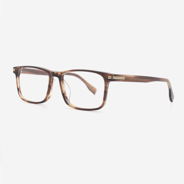 Thic Rectangle Acetate Men's Optical Frames 24A3096