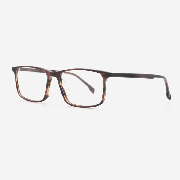 Stylish Rectangles Acetate Men's Optical Frames 24A3099