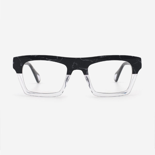 Square Flat Top Laminated Acetate Unisex Optical Frames 24A3109