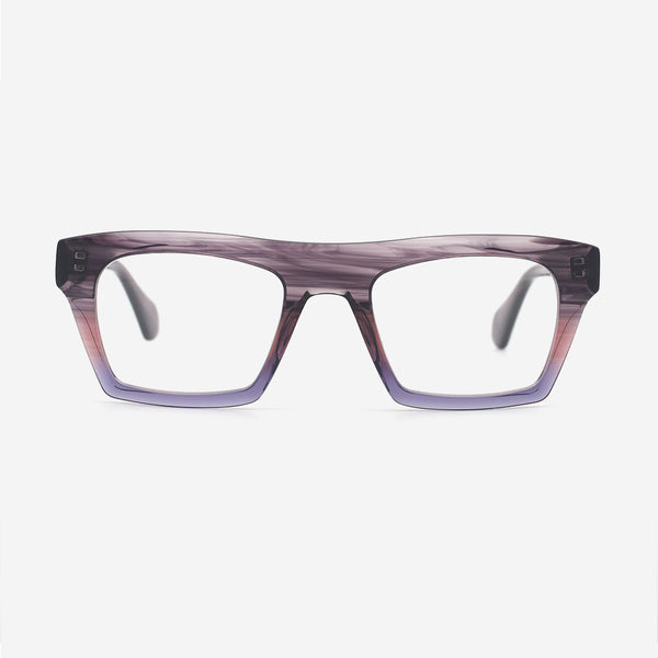 Square Flat Top Laminated Acetate Unisex Optical Frames 24A3109