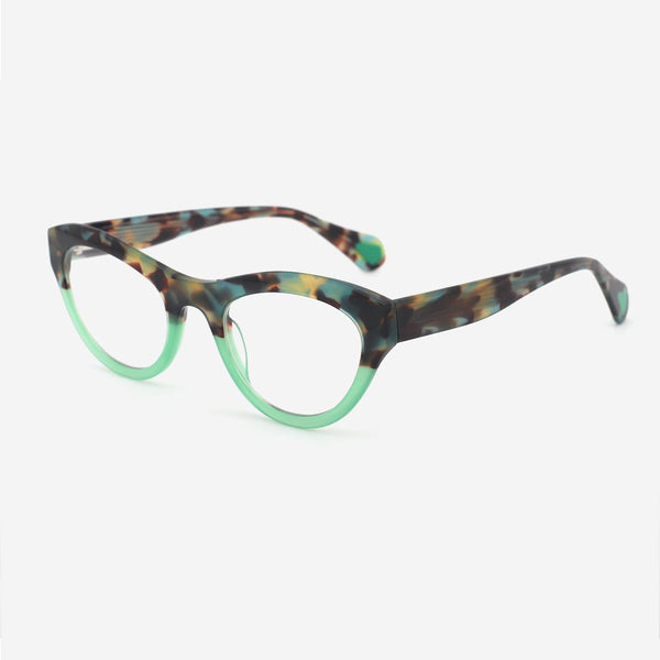 Cat Eye Laminated Acetate Female Optical Frames 24A3110