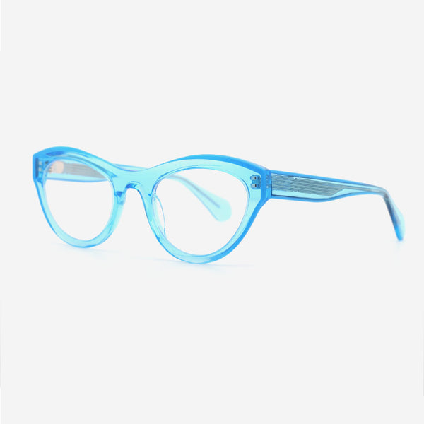 Cat Eye Laminated Acetate Female Optical Frames 24A3110