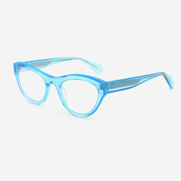 Cat Eye Laminated Acetate Female Optical Frames 24A3110