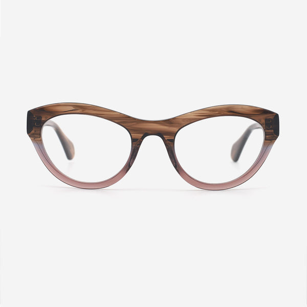 Cat Eye Laminated Acetate Female Optical Frames 24A3110