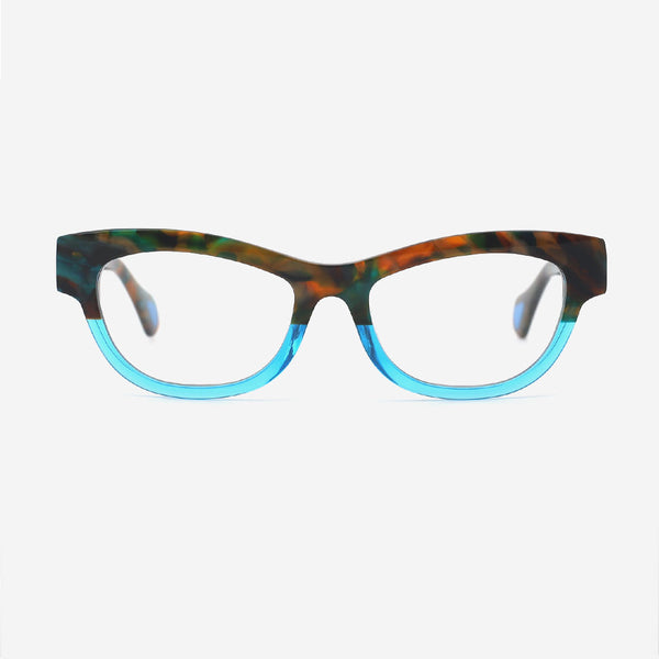 Cat Eye Laminated Acetate Female Optical Frames 24A3111