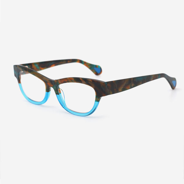 Cat Eye Laminated Acetate Female Optical Frames 24A3111