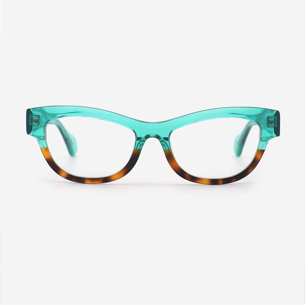 Cat Eye Laminated Acetate Female Optical Frames 24A3111