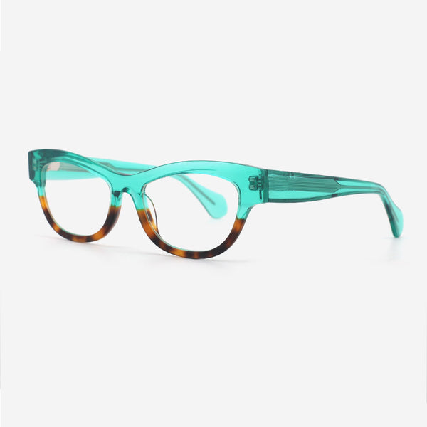 Cat Eye Laminated Acetate Female Optical Frames 24A3111