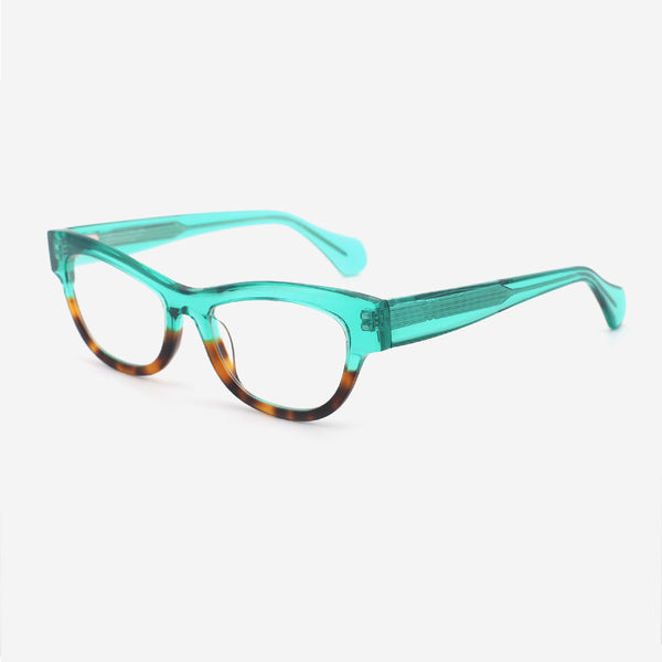 Cat Eye Laminated Acetate Female Optical Frames 24A3111