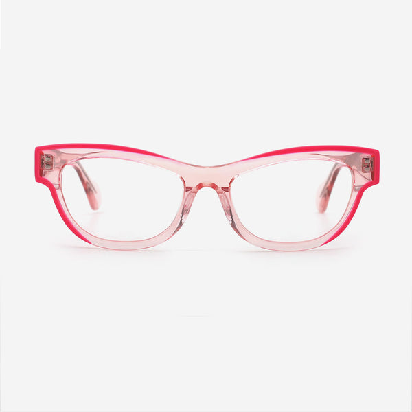 Cat Eye Laminated Acetate Female Optical Frames 24A3111