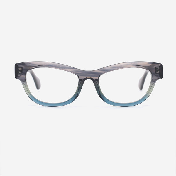 Cat Eye Laminated Acetate Female Optical Frames 24A3111