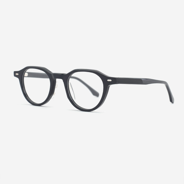 Retro Round Acetate Female Optical Frames 24A3123