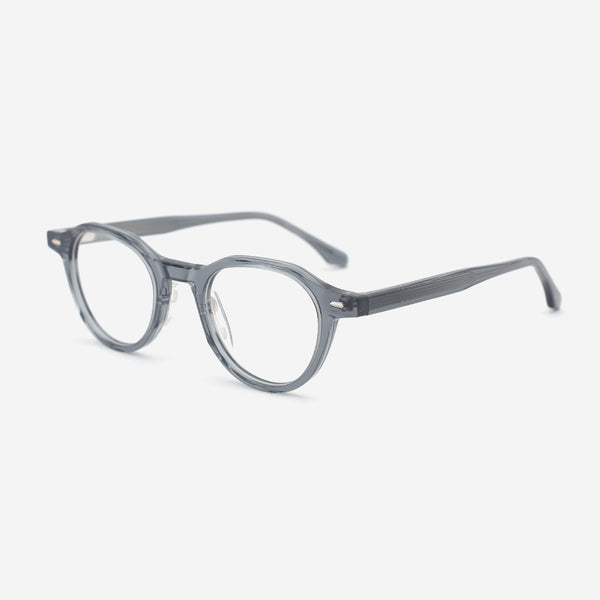 Retro Round Acetate Female Optical Frames 24A3123