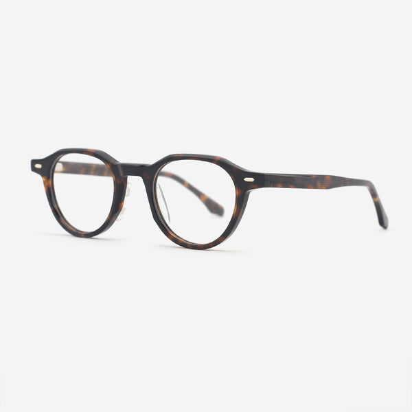 Retro Round Acetate Female Optical Frames 24A3123
