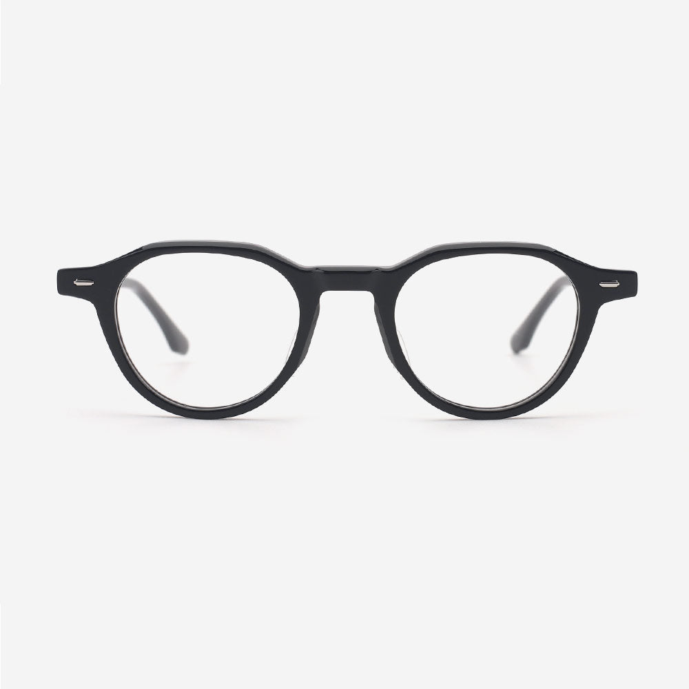 Retro Round Acetate Female Optical Frames 24A3123