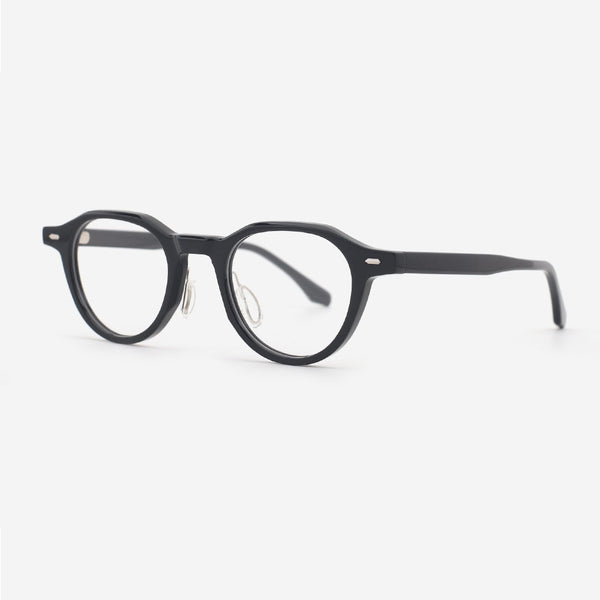 Retro Round Acetate Female Optical Frames 24A3123