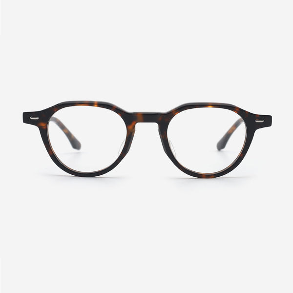 Retro Round Acetate Female Optical Frames 24A3123