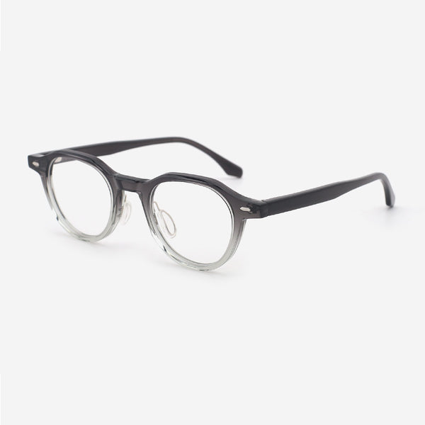 Retro Round Acetate Female Optical Frames 24A3123