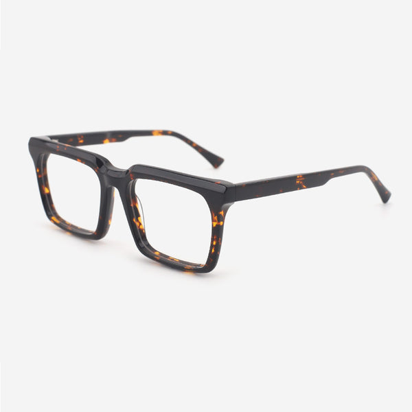 Square Bevel Acetate Unisex Optical Frames 24A3127