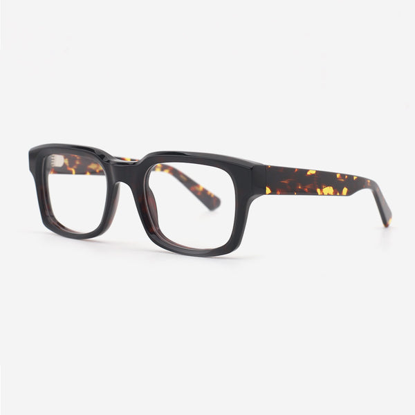 Rectangle Bevel Acetate Unisex Optical Frames 24A3128